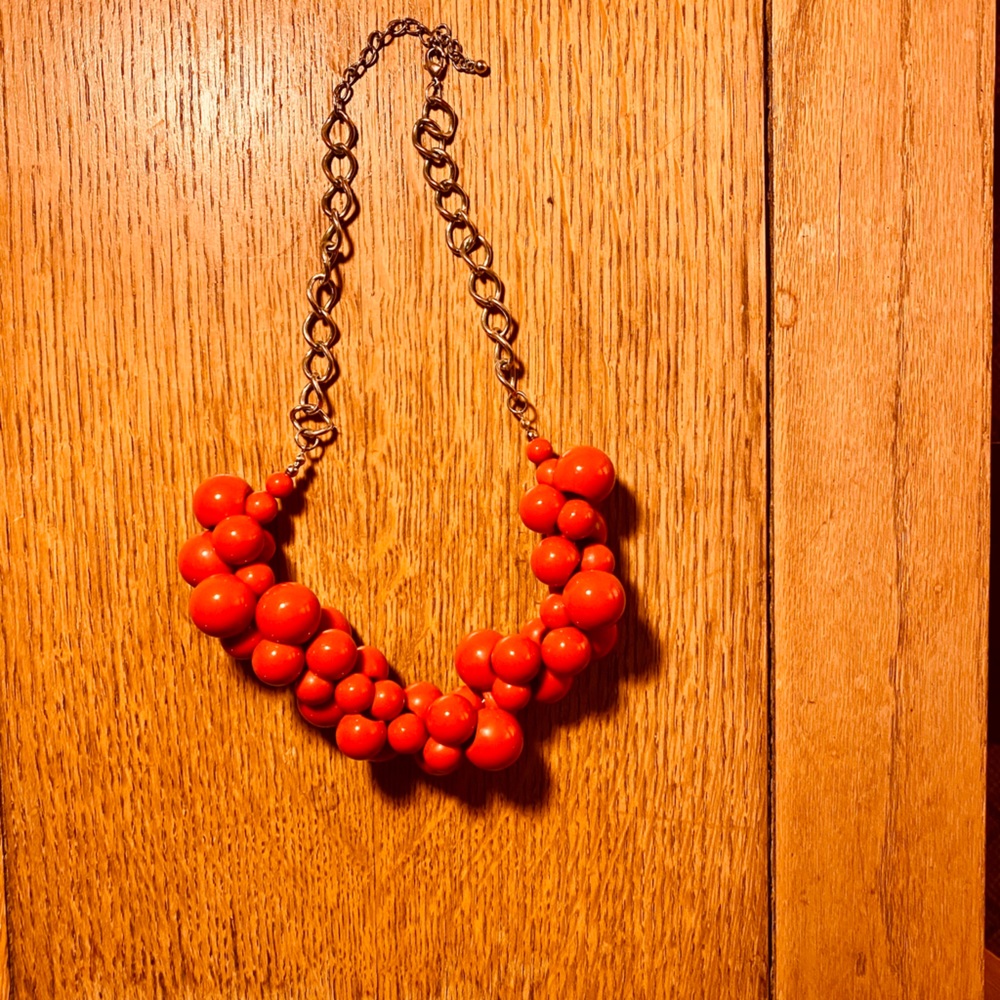 Red Bubbles Necklace